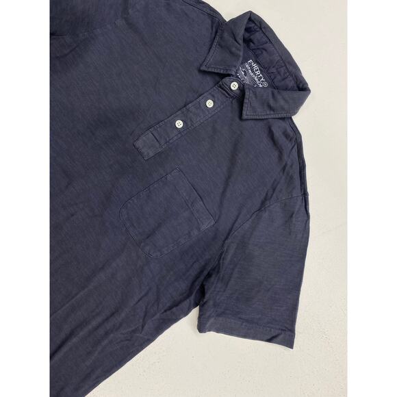 Faherty Other - Men Faherty Sun Washed Organic Cotton pocket short sleeve polo shirt M